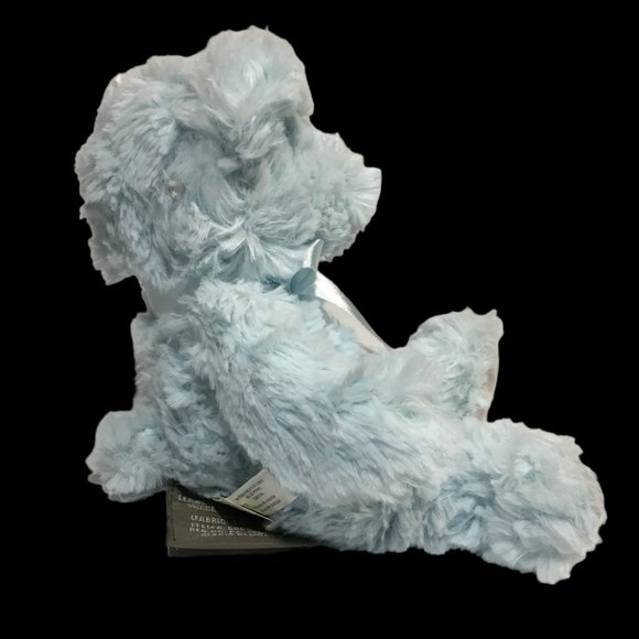 Demdaco Pastel Blue Teddy Bear Plush 8" Stuffed Animal Toy NEW NWT 2018 - Picture 3 of 10